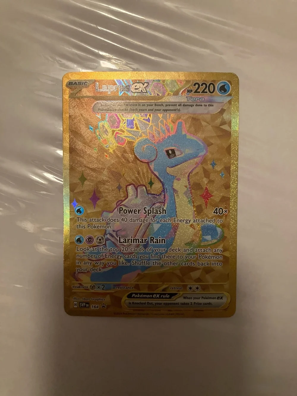 pokemon cards lapras ex SV7] 019/102〈RR〉 ex has been Knocked Out Lapras ex/109 - Holofoil Ruby